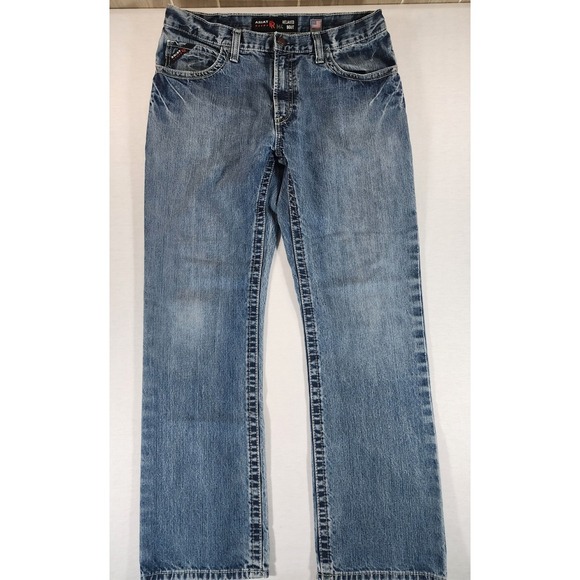 Ariat Other - Ariat FR Flame Resistant M4 Relaxed Boot Mens 36x34 Jeans Denim Workwear USA